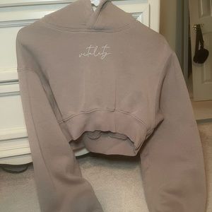 Vitality cropped sweatshirt
